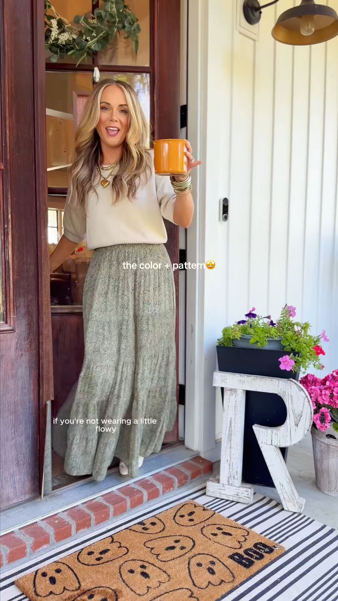 The perfect skirt for fall🍂🍁