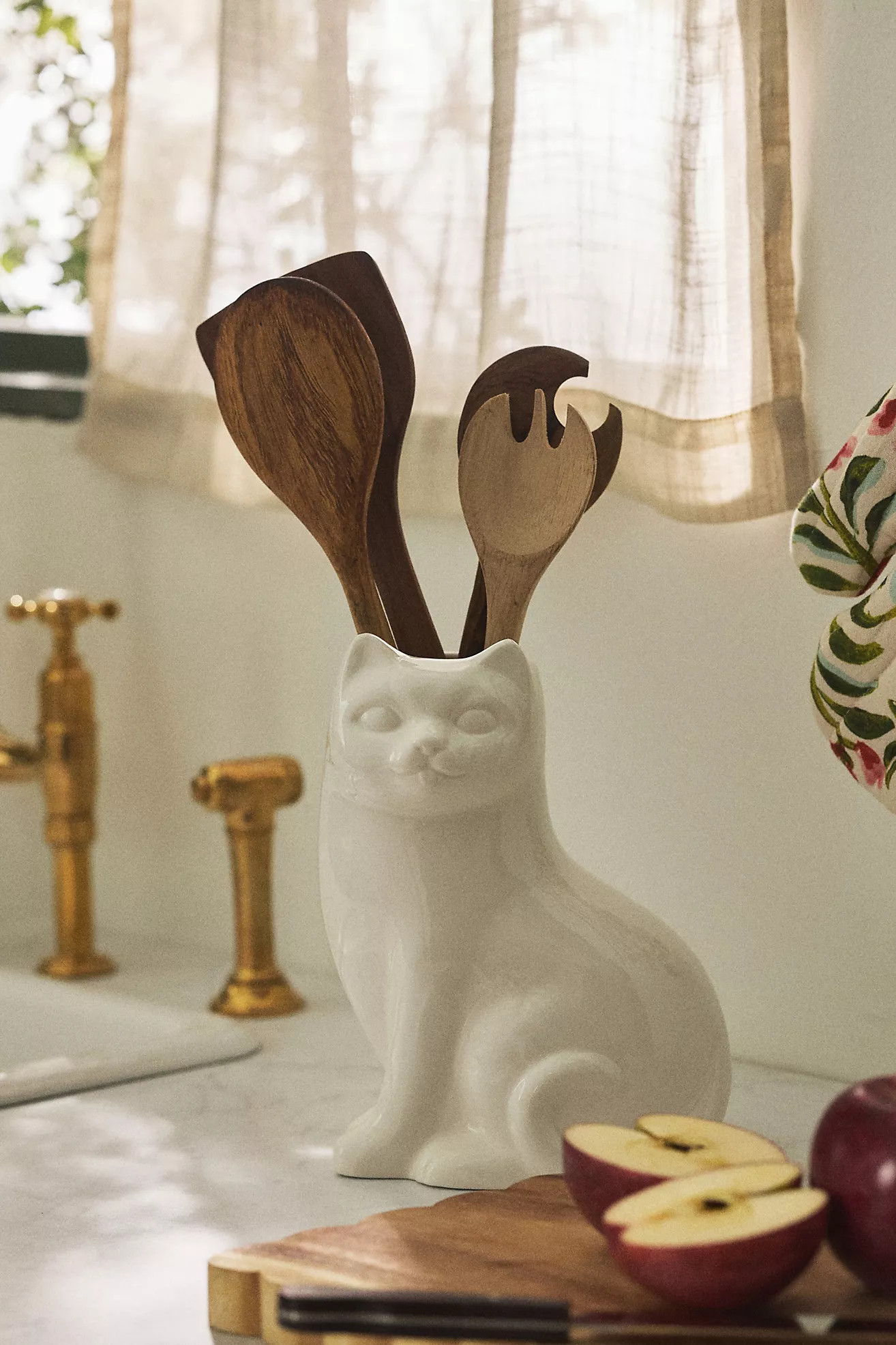 Molly Yeh Stoneware Utensil Crock | Anthropologie (US)