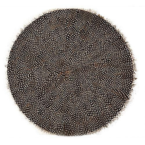 Two's Company Set of 6 Guinea Fowl Feather Placemats | Amazon (US)