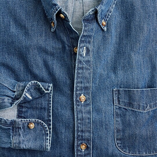 Midweight denim workshirt | J. Crew US