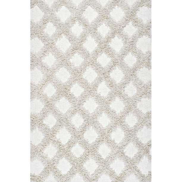 Better Homes & Gardens Trellis Shag Area Rug | Walmart (US)