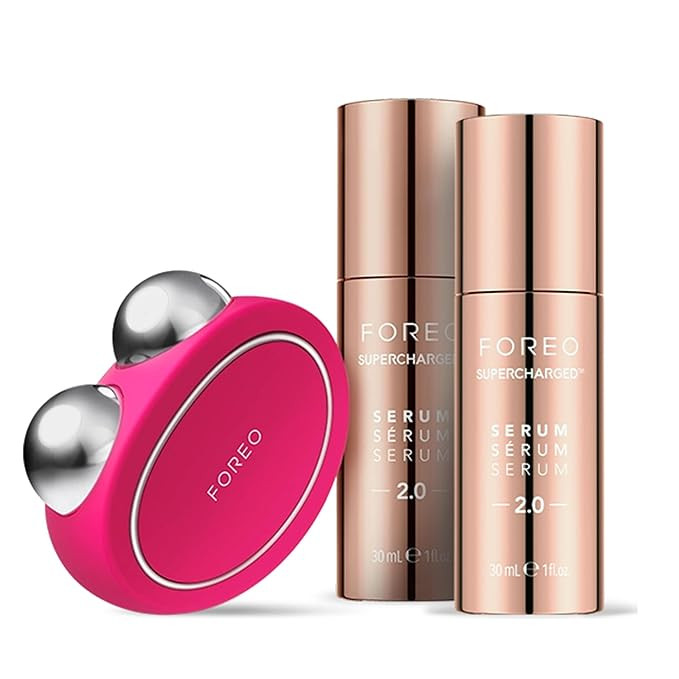 FOREO Age-Defying Bear Bundle - Bear Microcurrent Facial Device + 2 x Conductive Serum 1 fl.oz. -... | Amazon (US)