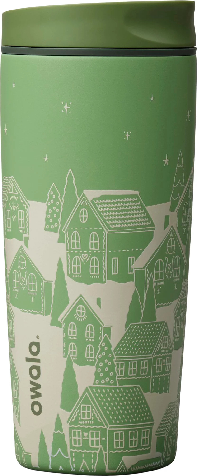 Owala 20 oz. Stainless Steel SmoothSip Slider Coffee Tumbler - Holiday Collection, Kids, North Pole | DICK'S Sporting Goods