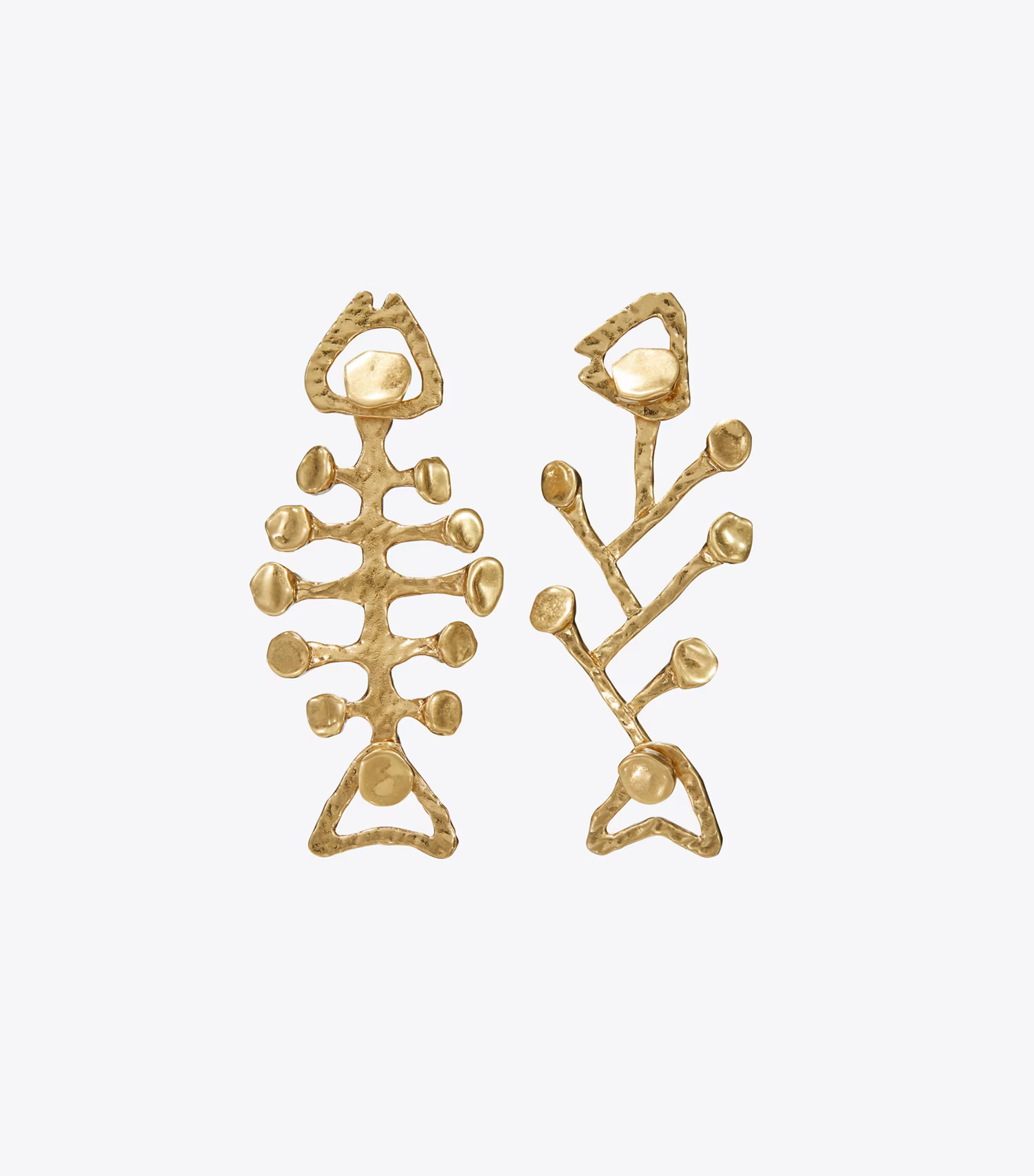 Brutalist Fish Earring: Women's Designer Earrings | Tory Burch | Tory Burch (US)