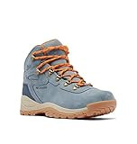 Columbia womens Newton Ridge Plus Waterproof Amped hiking boots, Mercury/Light Orange, 5.5 US | Amazon (US)
