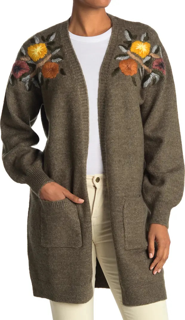 Embroidered Cardigan Sweater | Nordstrom Rack
