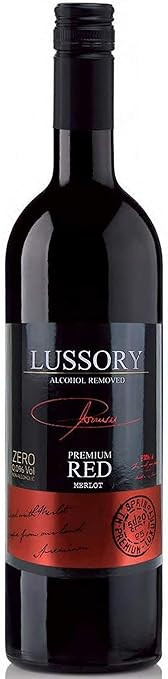 Lussory Premium Merlot Non-Alcoholic Red Wine 750 mL | Amazon (US)
