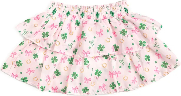 Ditsy Shamrock St. Patrick's Day Skort | Nordstrom