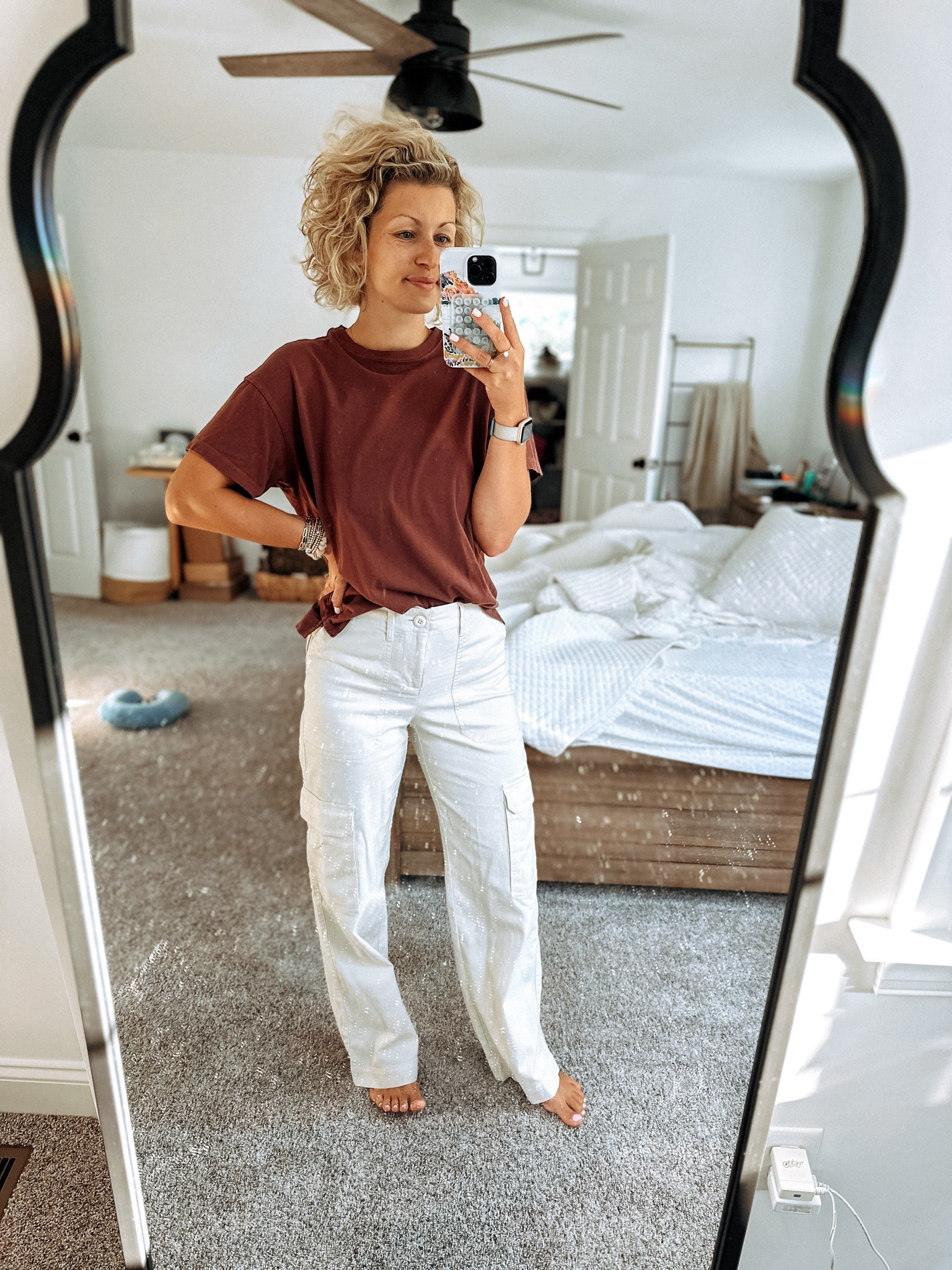 Cutest fall outfit. Cotton cargos and my fave tee 🍁
Color shirt: Royal Velvet 😍😍

both TTS

#LTKStyleTip #LTKFindsUnder50 #LTKSeasonal