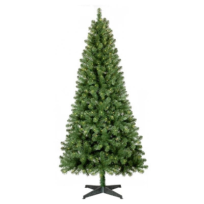 7ft Prelit Artificial Christmas Tree Alberta Spruce Clear Lights - Wondershop™ | Target