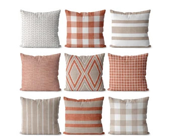 Farmhouse Fall Pillow Covers 18x18 - Etsy | Etsy (US)