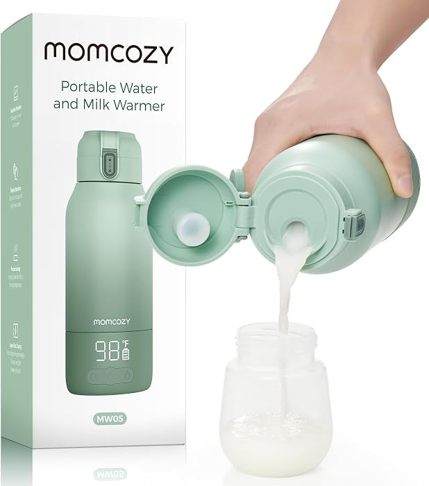 Momcozy Portable Bottle Warmer for Breast Milk, Baby Travel Essentials | Amazon (US)
