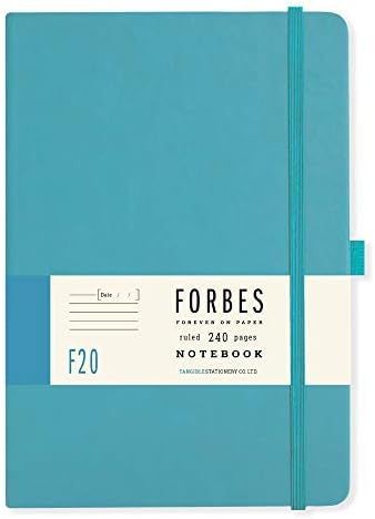 Forbes Classic Notebook - A5 - Lined - Teal | Amazon (US)