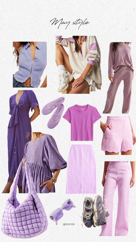 My May color vibes = shades of purple 💜

#womensstyle #summerstyle #summer

#LTKGiftGuide #LTKShoeCrush #LTKStyleTip