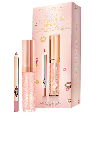 Charlotte Tilbury Glossy Fresh Pink Lip Duo in Pink. | Revolve Clothing (Global)