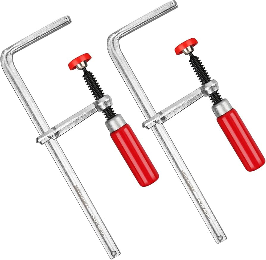 MAXPOWER Quick Screw Guide Rail Clamp for MFT and Guide Rail System, 7-7/8" Capacity x 2-3/8" Thr... | Amazon (US)