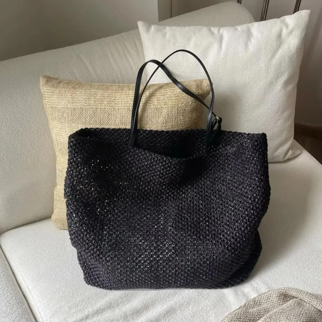 Raffia Tote Bag,large Woven Straw Bag,slouchy Raffia for Women,summer Beach Bag - Etsy | Etsy (US)