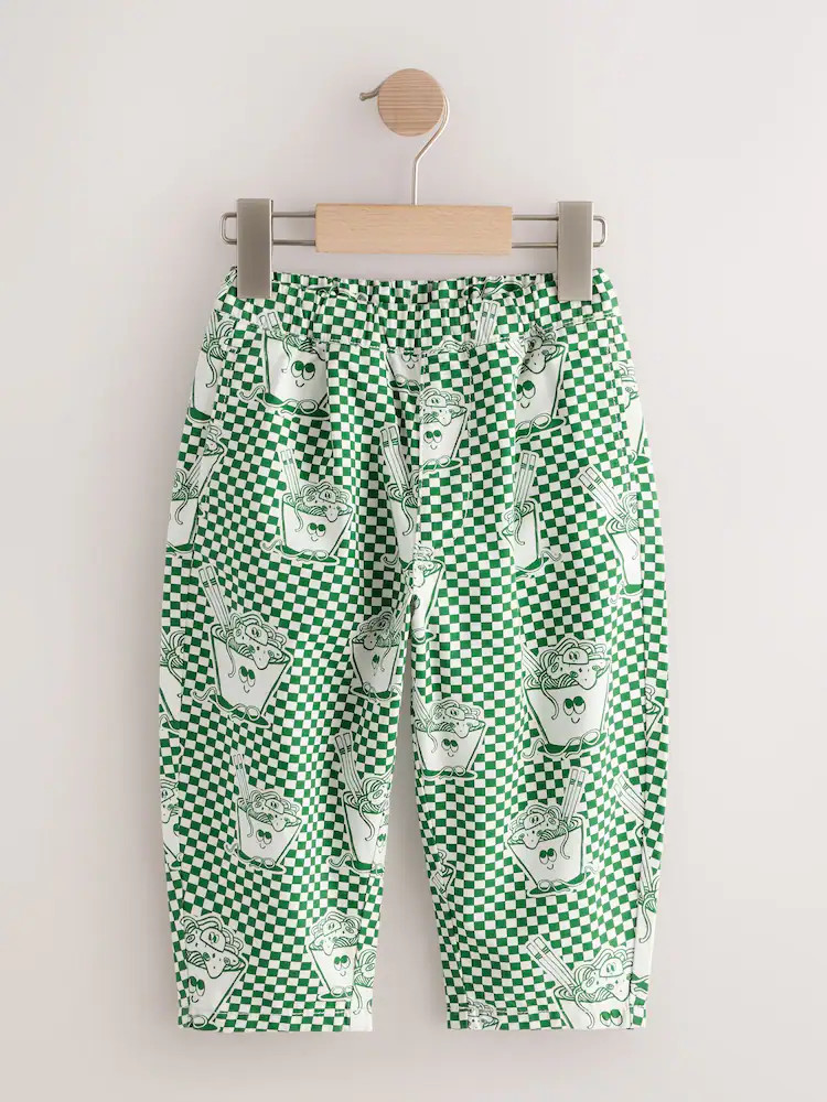 Green Noodle Barrel Pull On Trousers (3mths-7yrs) | Next US