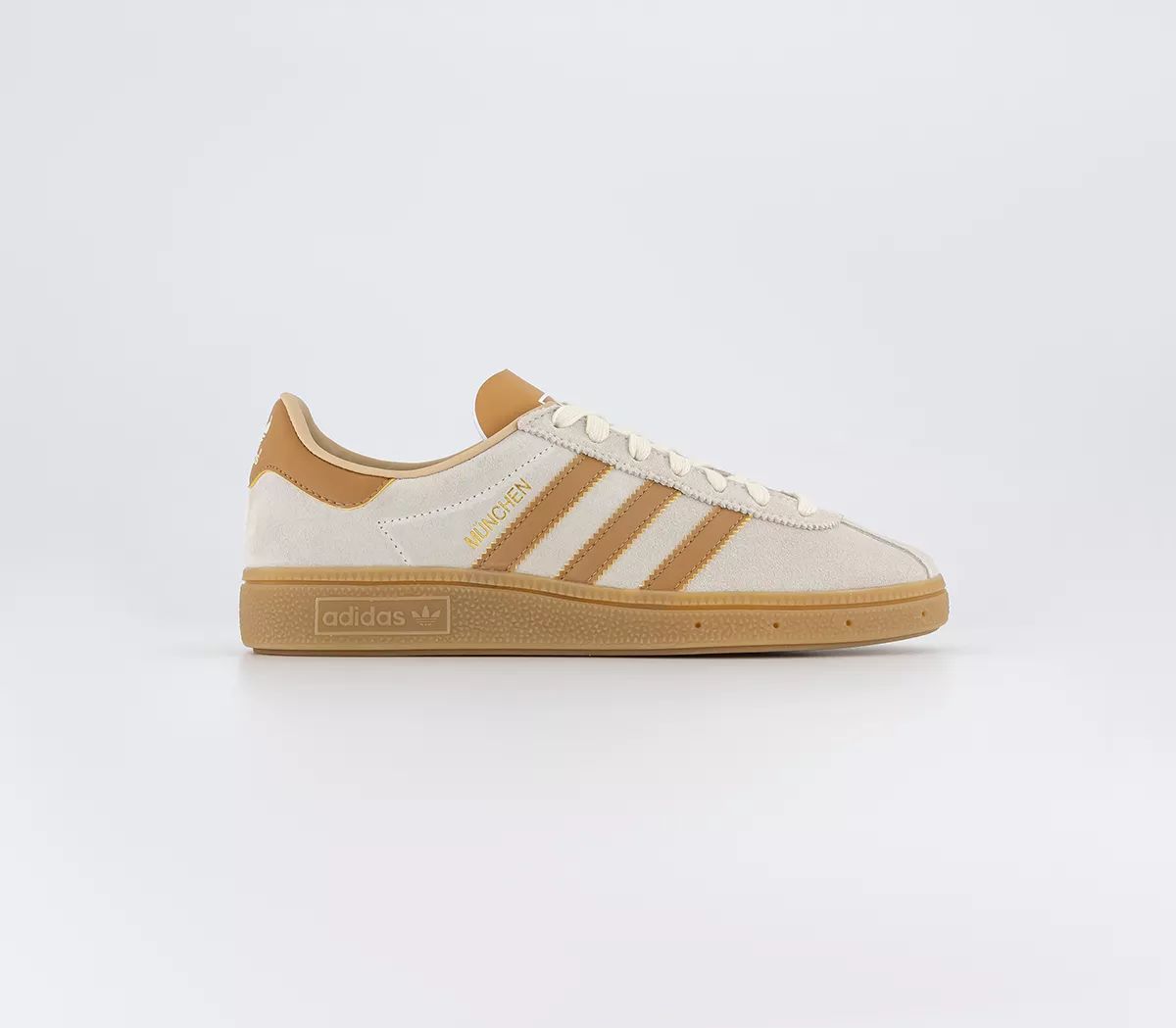 adidas Munchen Trainers Cream White Mesa Gum - Men's Trainers | Offspring (UK)