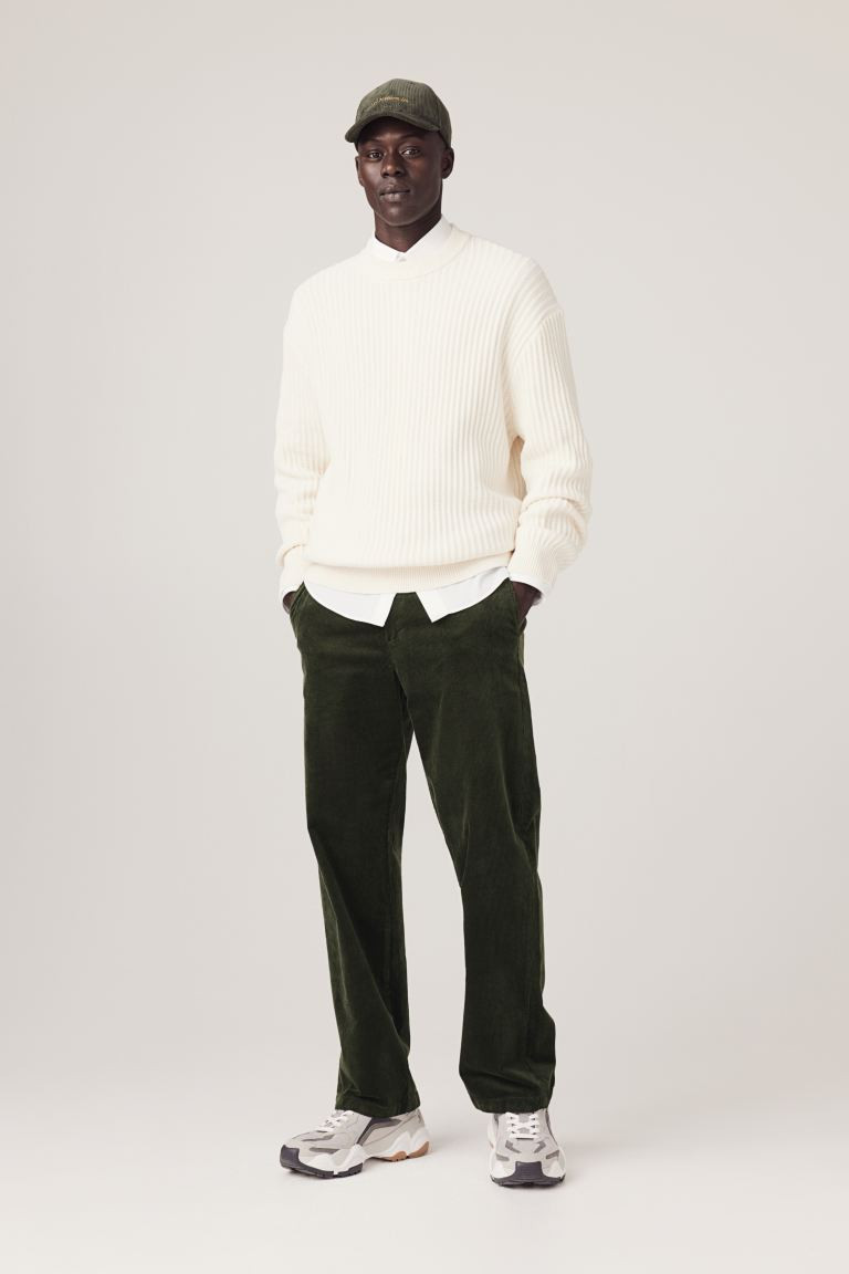 Relaxed Fit Corduroy Pants | H&M (US + CA)