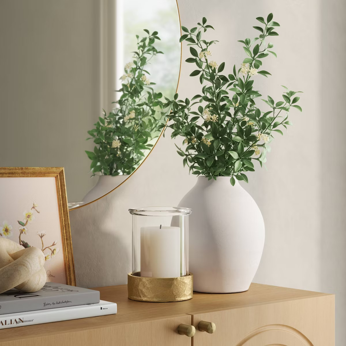 White Seeded Artificial Leaf Stem - Threshold™ | Target