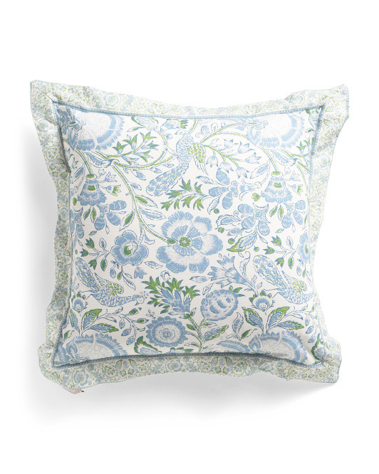 20x20 Floral Pillow | TJ Maxx