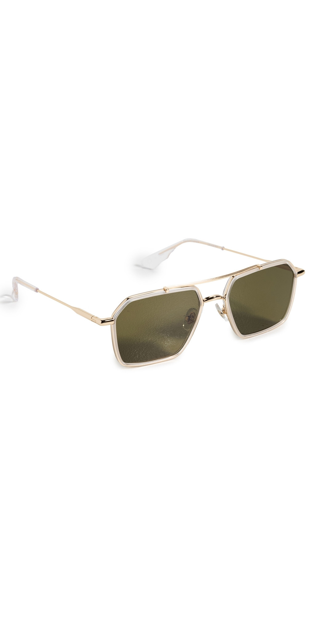 Krewe Emery Sunglasses 18k + Crystal Polarized One Size | Shopbop