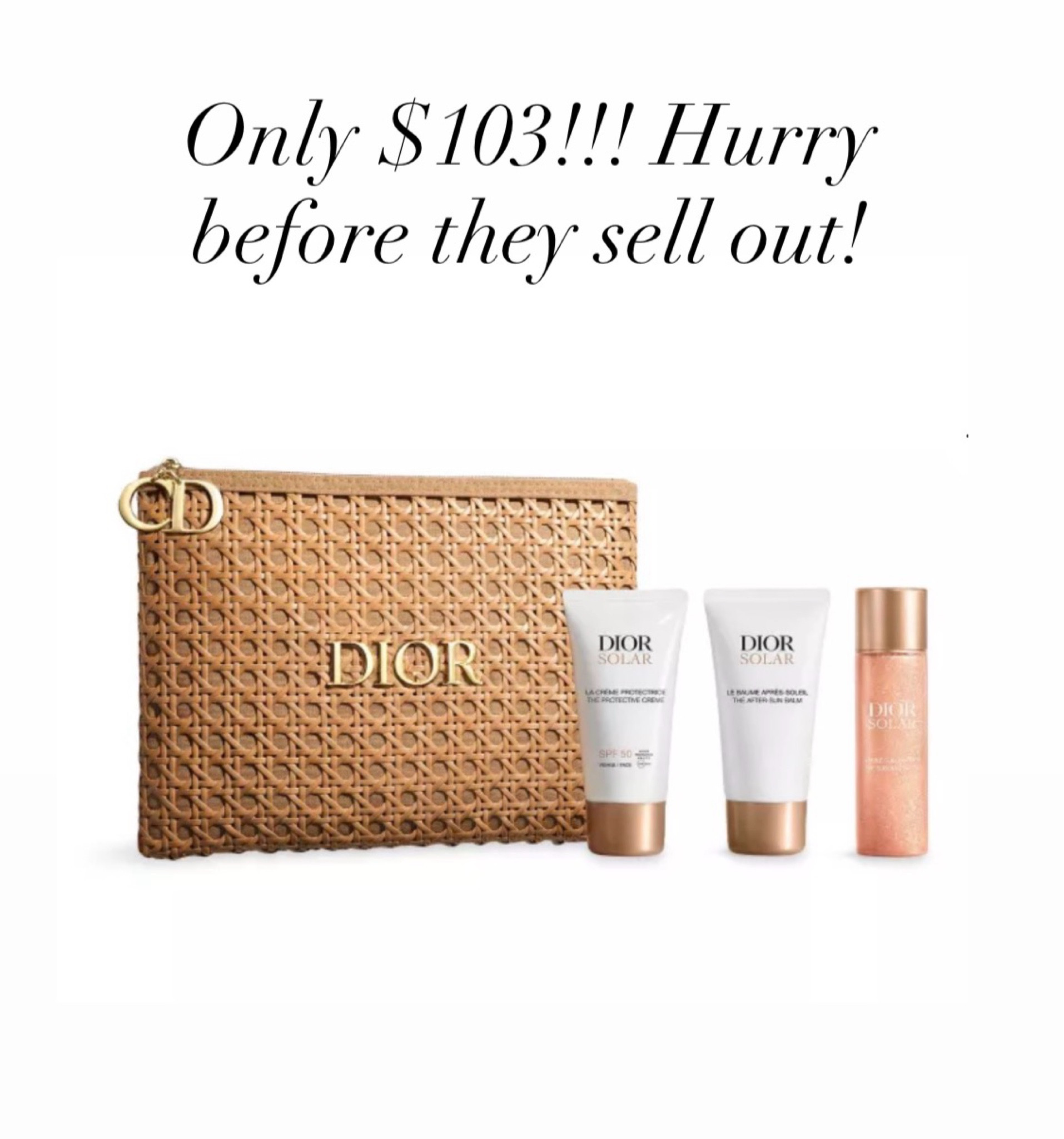 I can’t believe the price of this and you receive a really cute Dior pouch as well. Summer, spring, essentials, sunscreen, Mother’s Day gift idea, Beauty.

#LTKMothersDay #LTKSaleAlert #LTKSwim