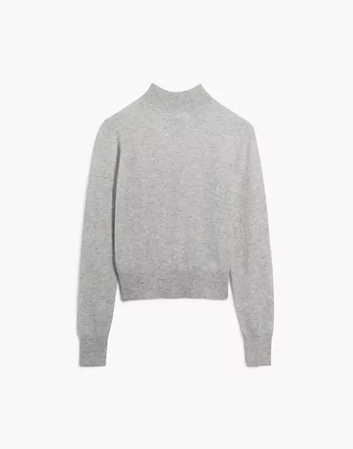 White + Warren Essential Cashmere Shrunken Mockneck | Madewell