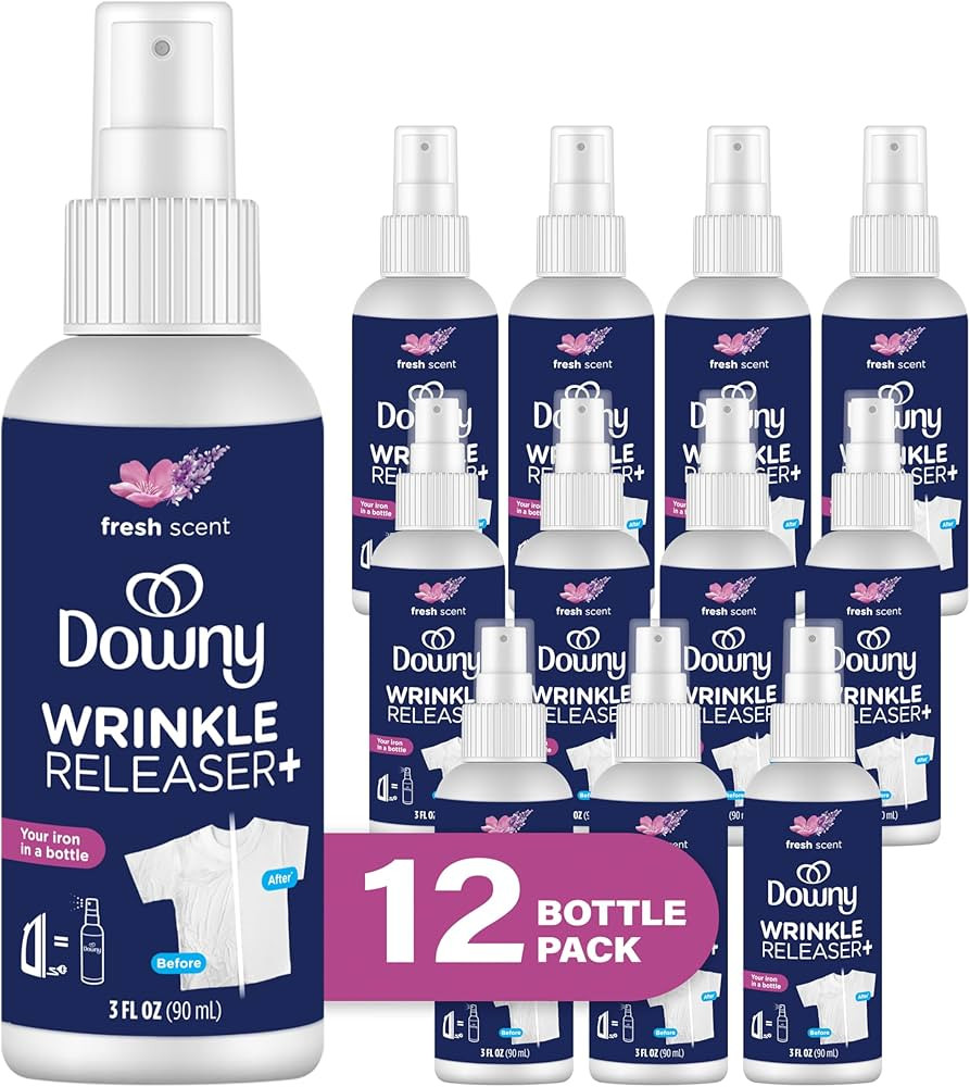 Downy Wrinkle Release Spray Travel Size, All In One Formula, Removes Wrinkles, Static and Odor El... | Amazon (US)