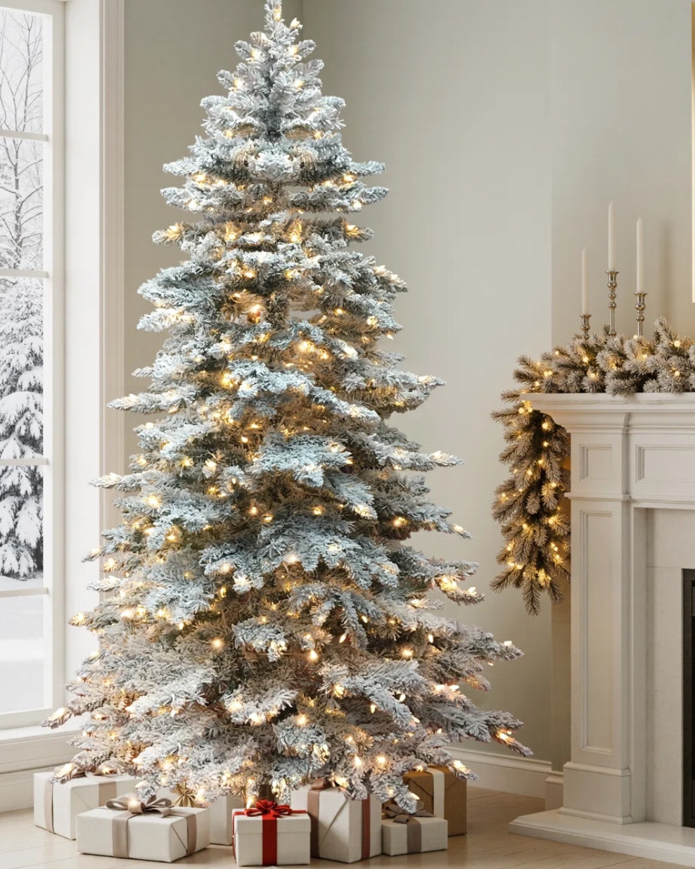 Christmas Tree, Flocked Christmas Tree, Holiday Decorations 

#LTKHome #LTKSeasonal #LTKHoliday