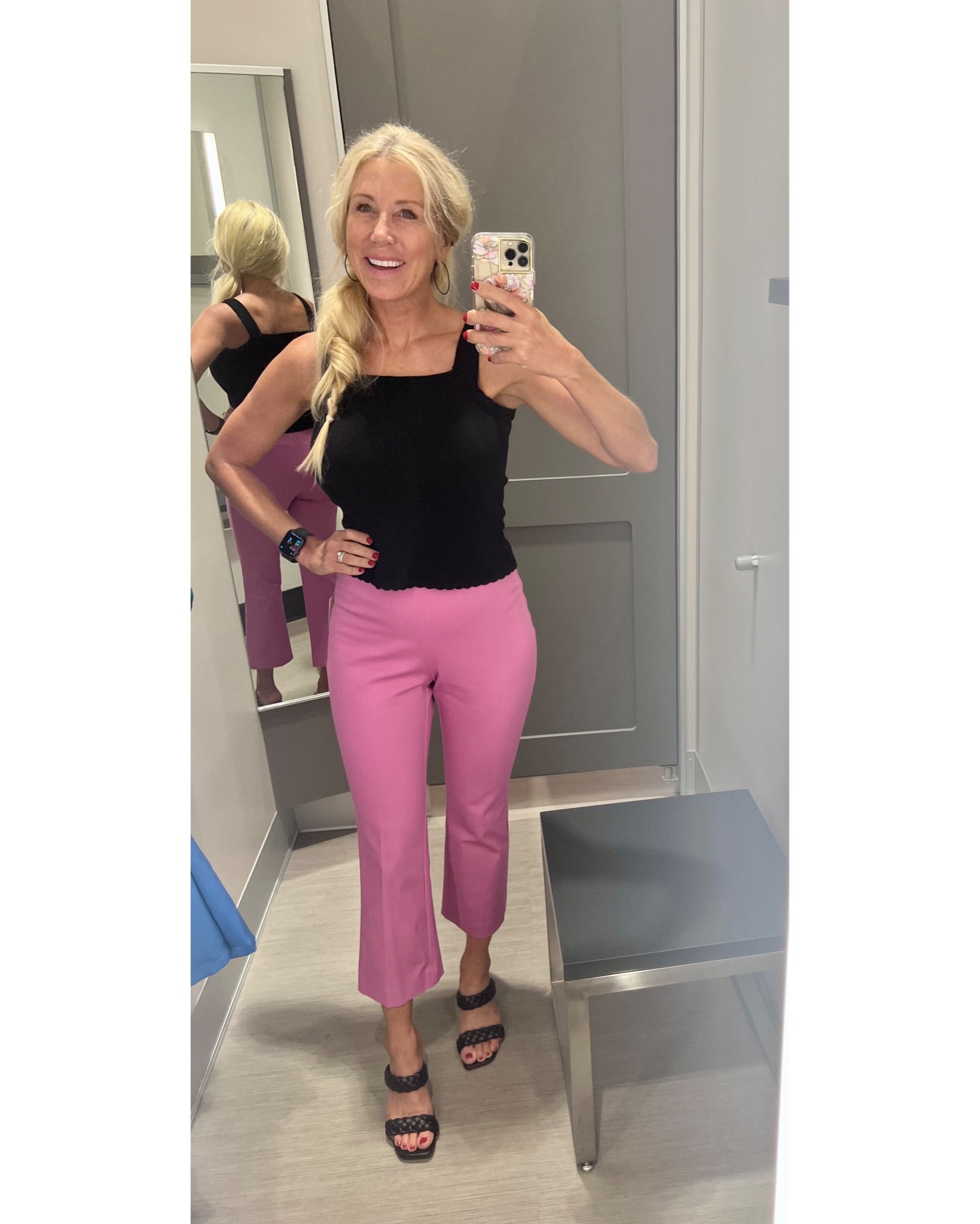 Love these high waisted pink pants 💕 #pinkpants #highwaisted #workoutfit 

#LTKshoecrush #LTKSeasonal #LTKstyletip