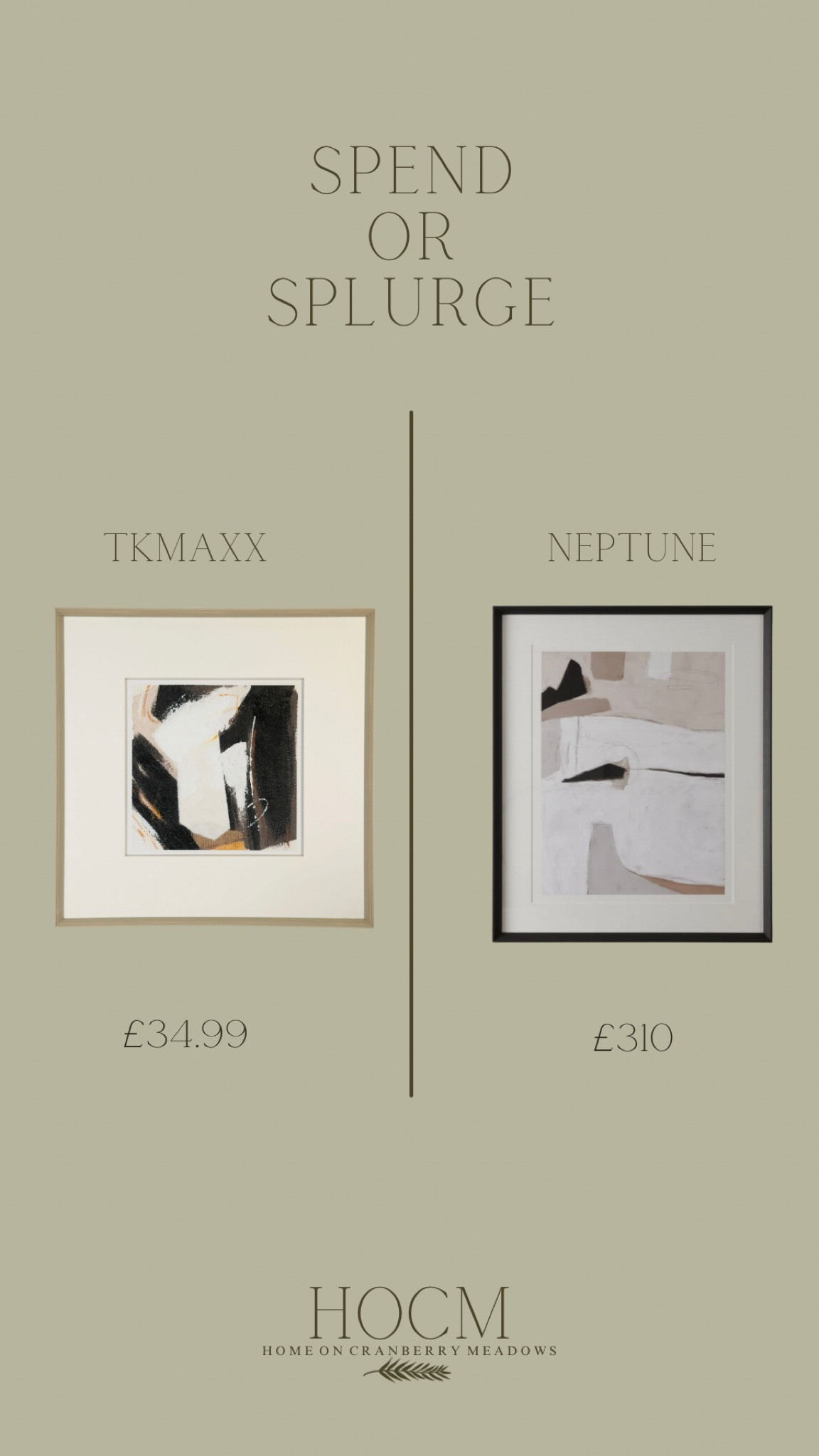 Would you rather spend or splurge on this abstract art?

#LTKSeasonal #LTKhome #LTKeurope