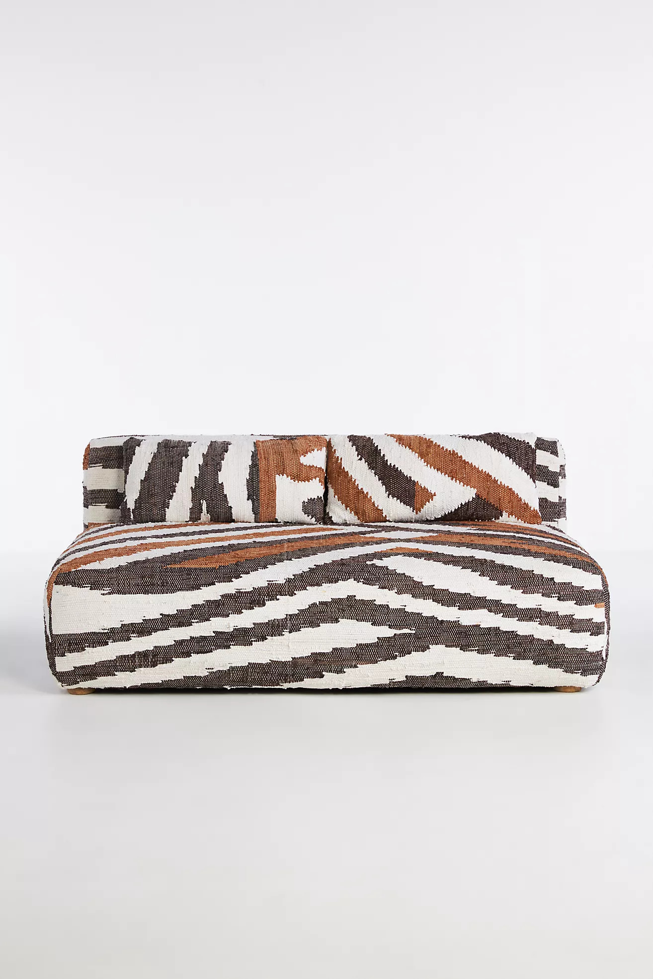 Woven Asa Kori Modular Armless Sofa | Anthropologie (US)