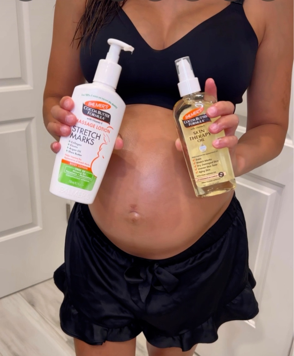 DAILY BUMP ROUTINE! ✨ #ltkpregnancy #ltkbump #ltkmom #ltkskin 

#LTKbaby #LTKbump #LTKbeauty