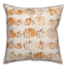 Fall Watercolor Pumpkin Throw Pillow | Michaels Stores