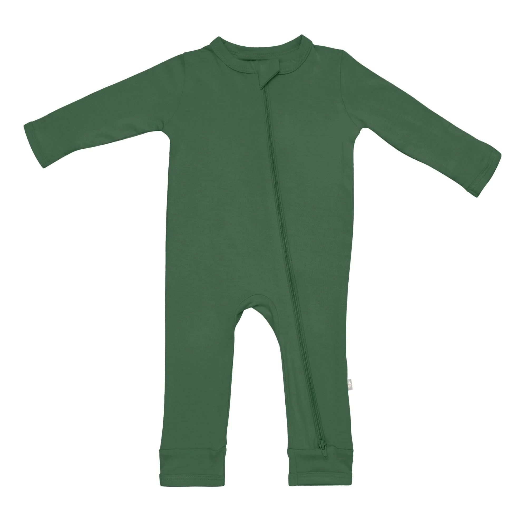 Zippered Romper in Hunter | Kyte BABY