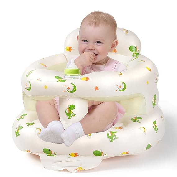 Inflatable Baby Seat for Babies 3-36 Months, Aloxina Sit Me Up Floor Chair with Built-in Air Pump... | Amazon (US)