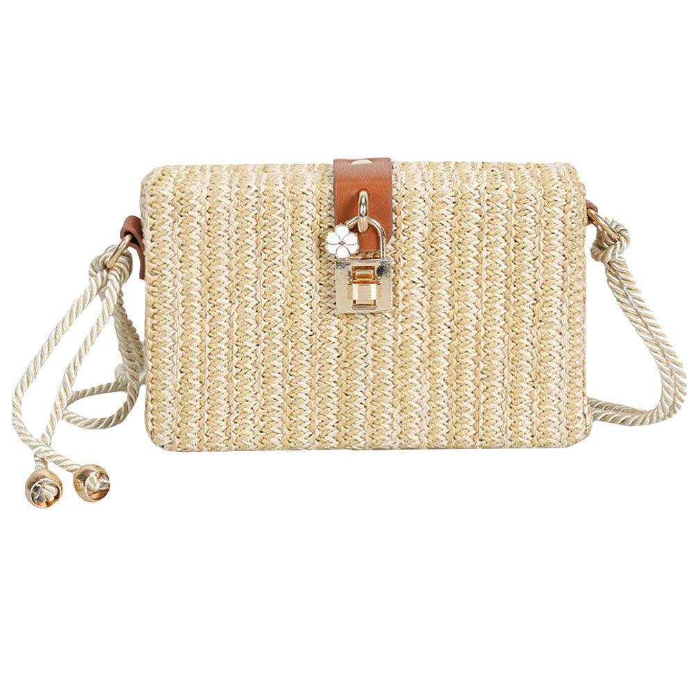 Women’s Cotton Crochet Tassel Shoulder Purse Bohemian Messenger Bag | Amazon (US)