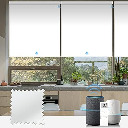 Amazon.com: Graywind Motorized Roller Shades 100% Blackout Free Stop Window Shades Cordless Wirel... | Amazon (US)
