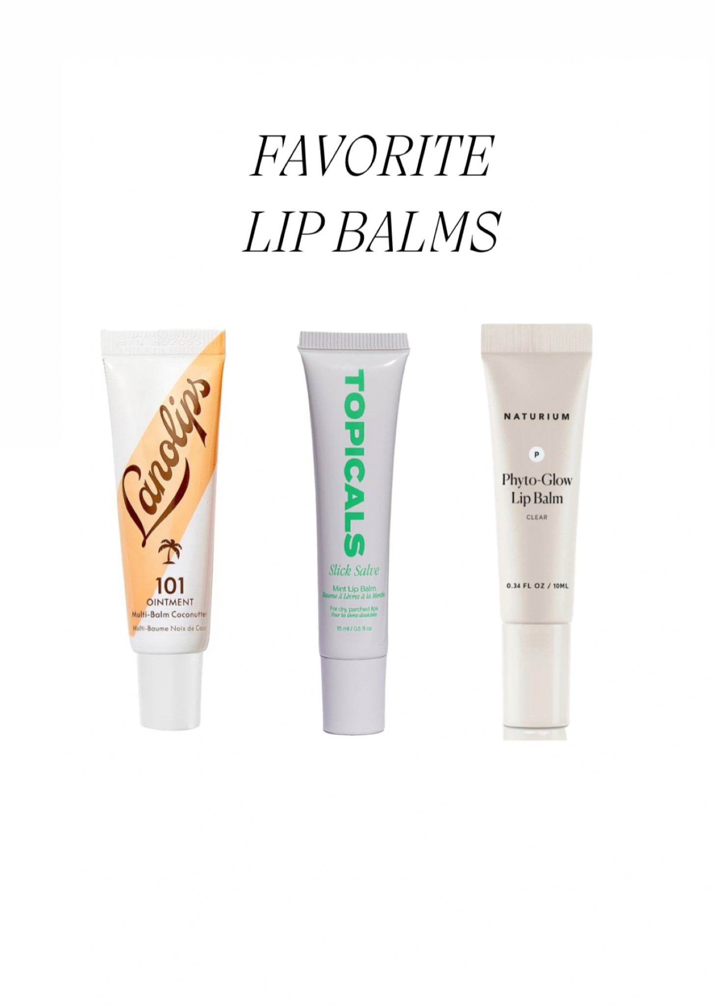Favorite lip balms

#LTKTravel #LTKFindsUnder50 #LTKBeauty
