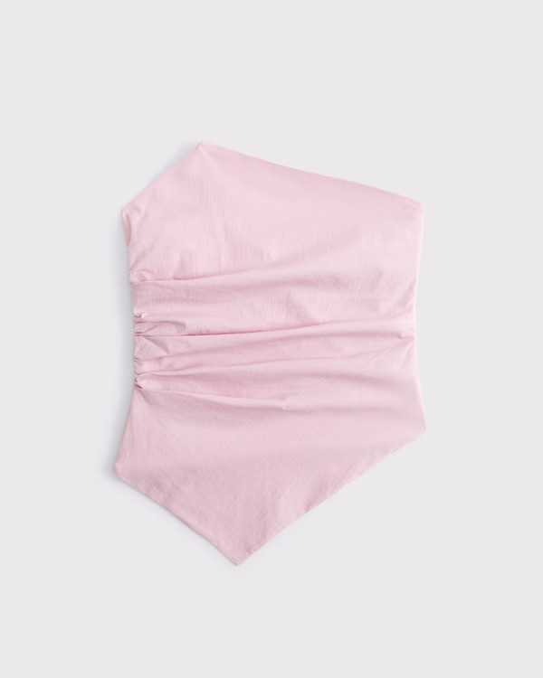 Women's Asymmetrical Strapless Top | Women's Tops | Abercrombie.com | Abercrombie & Fitch (US)