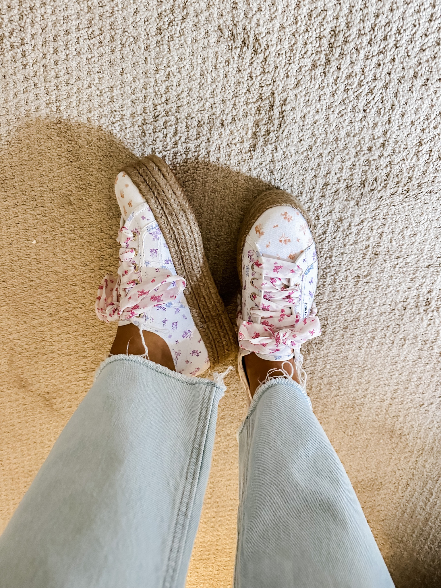 floral shoes. Spring shoes. Platform tennis shoes  

#LTKunder50 #LTKshoecrush #LTKSeasonal