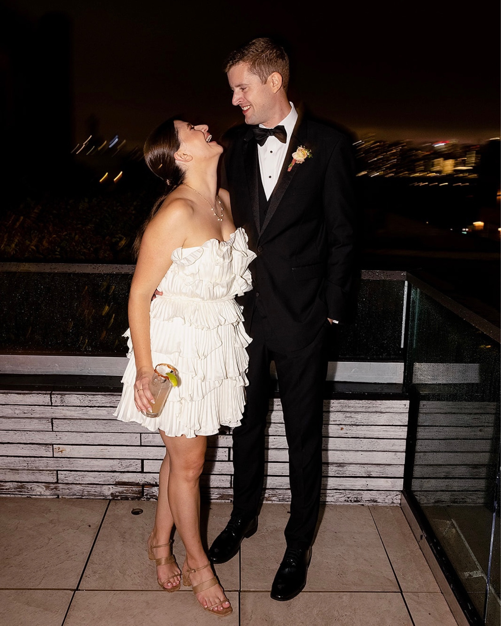 My wedding reception dress! So obsessed with this dress and it was perfect for dancing (it didn’t fall down!) available at Sak’s, Revolve and Anthro. Perfect bridal mini dress  

#LTKstyletip #LTKwedding