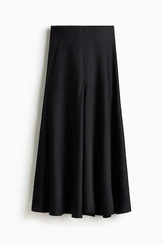 H & M - Maxirock aus Satin - Schwarz - Damen | H&M (DE, AT, CH, NL, FI)