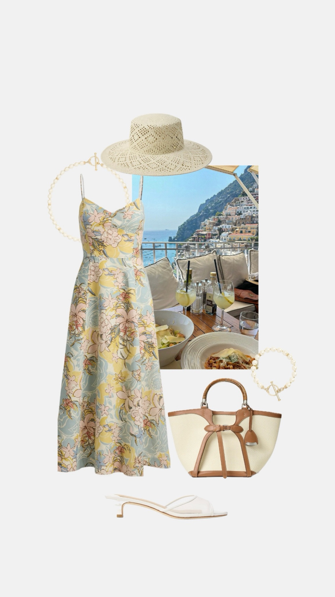 Ralph Lauren Summer Holiday Wardrobe ~ Outfit 4

#vacationdress #holidaydress #floraldress #italydress #traveloutfits #pearlnecklace #pearlbracelet #summerbag #whitesandals #whitemules #taschecream #holidaylooks #italylooks #summeroutfits #summerholidayinspiration #summerhat #beachhat #traveloutfits #vacationoutfits #vacationoutfitsbeach

#LTKsummer #LTKxRalphLauren #LTKkleider