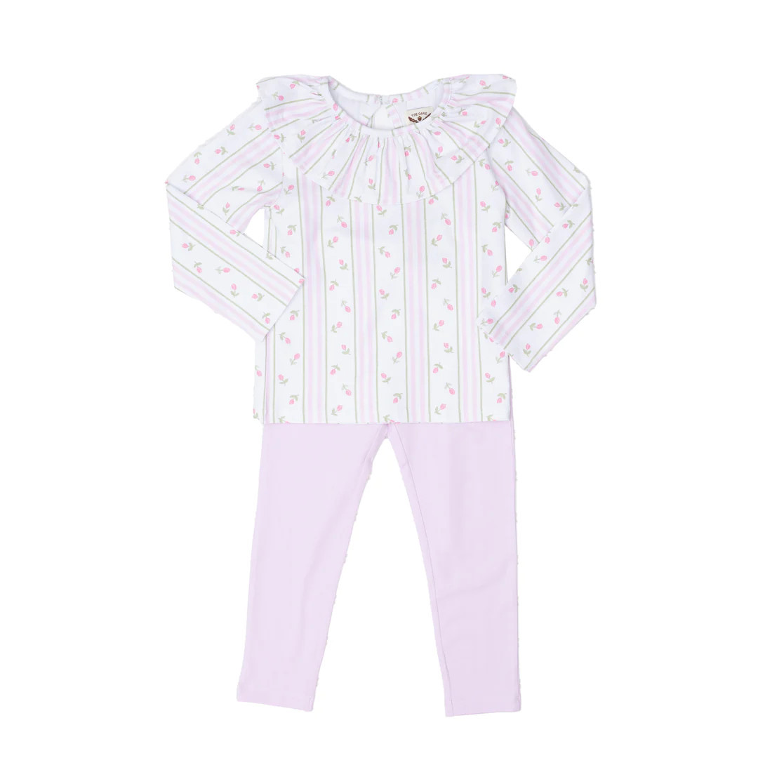 Mary Reese Striped Tulip Legging Set | The Oaks Apparel Company