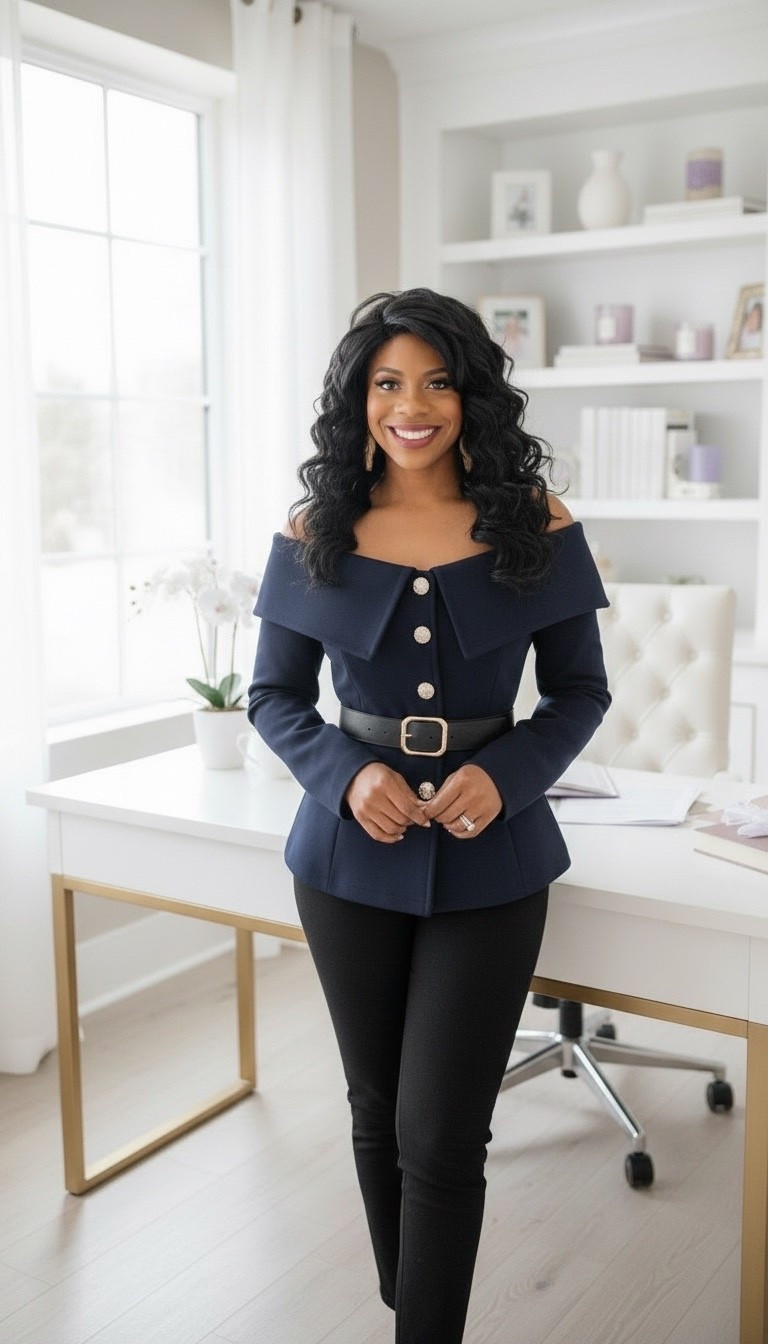 Serving polished confidence in this navy off-shoulder moment.✨ 

Perfect for meetings, date nights, and every midlife glow-up in between. 

#ChicStyle #FashionOver50 #BossLadyStyle #ElegantOutfits #LTKFashion #MatureStyle 



Comment SHOP below to receive a DM with the link to this post on my LTK ⬇ https://liketk.it/5B40X #ltkmomlife #ltkdayinmylife #ltkover40