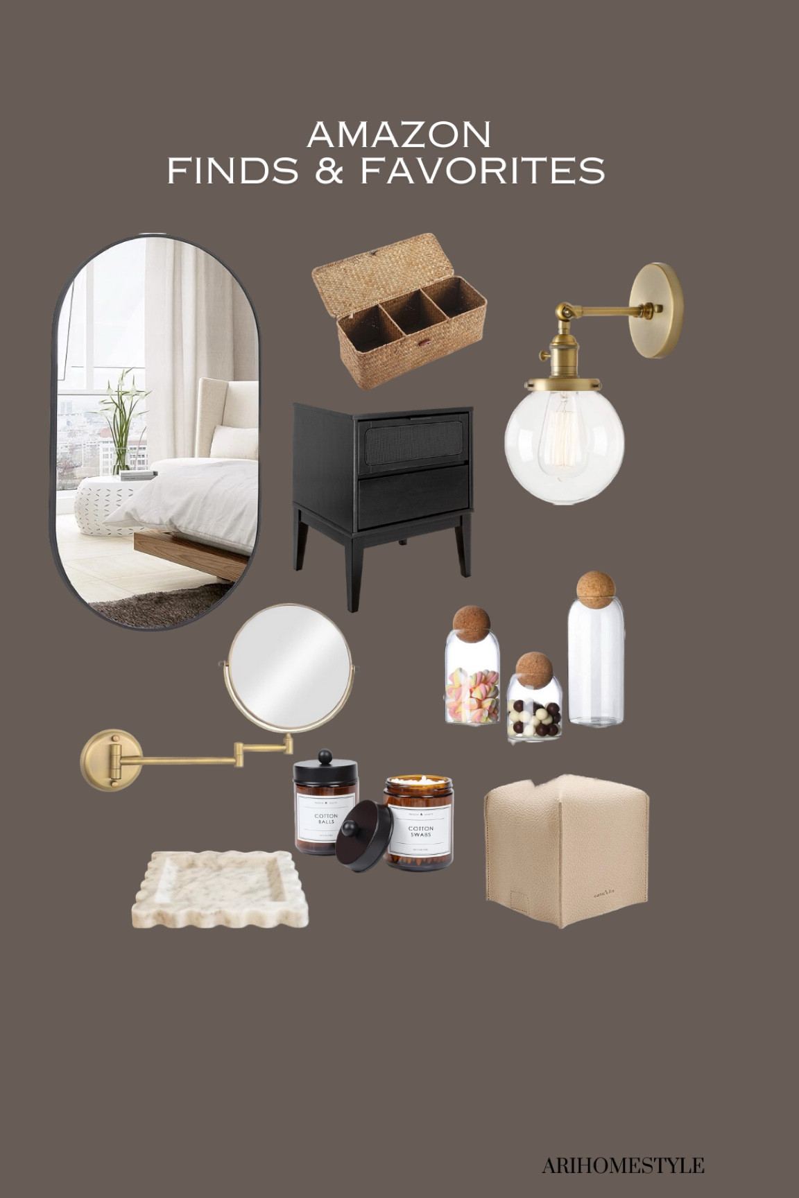 Amazon finds and favorites
Marble tray/ mirror/ night stand/ tissue box cover/ storage/ containers

#LTKhome