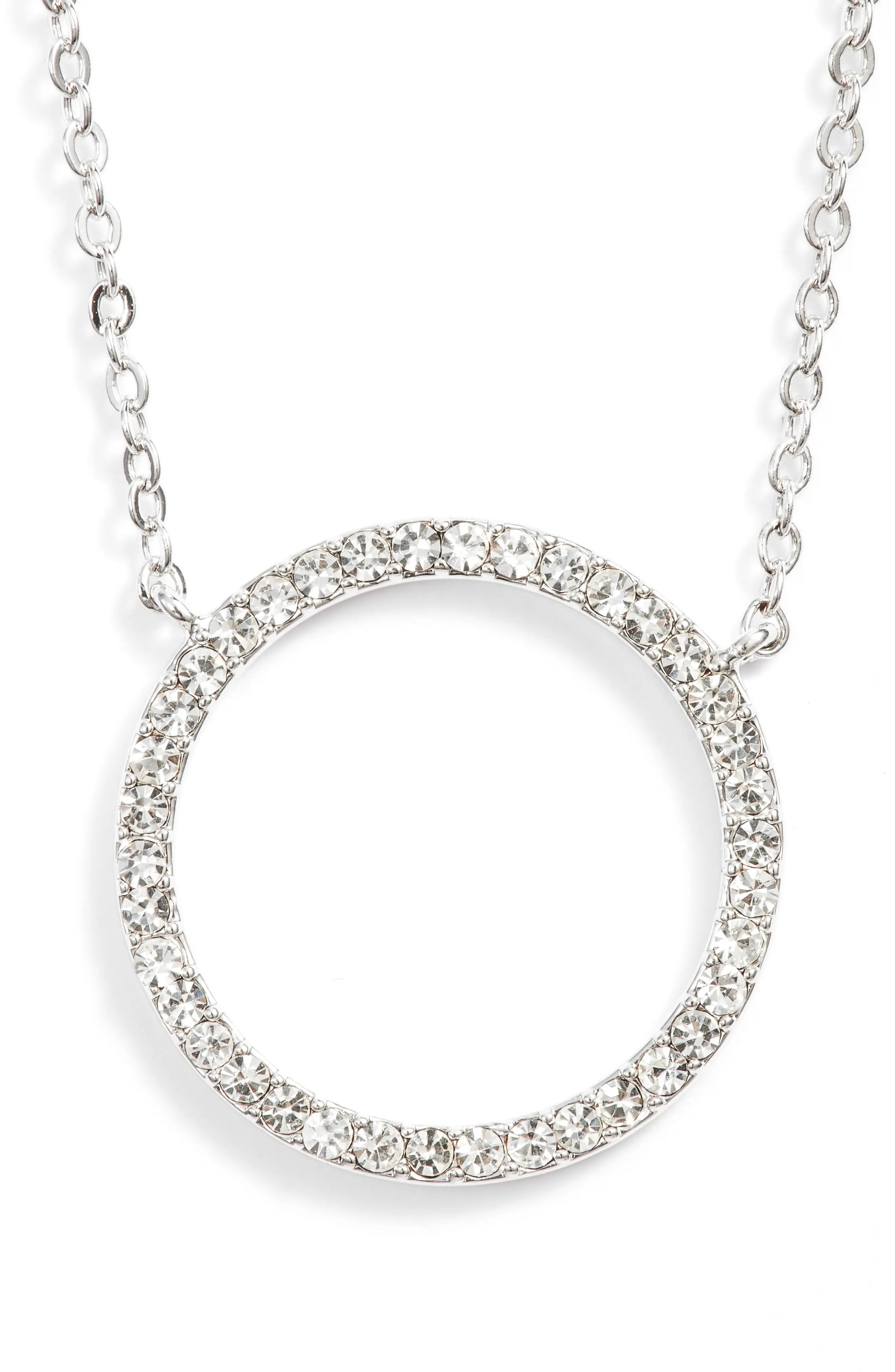 Nordstrom Pav\u00e9 Open Circle Pendant Necklace (Women) | Nordstrom | Nordstrom
